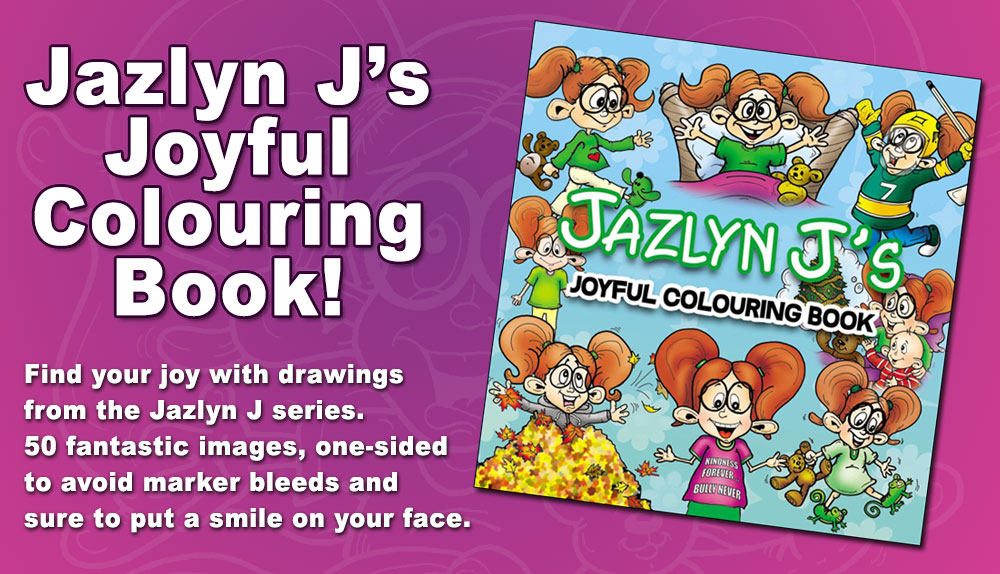 The first Jazlyn J Colouring book.